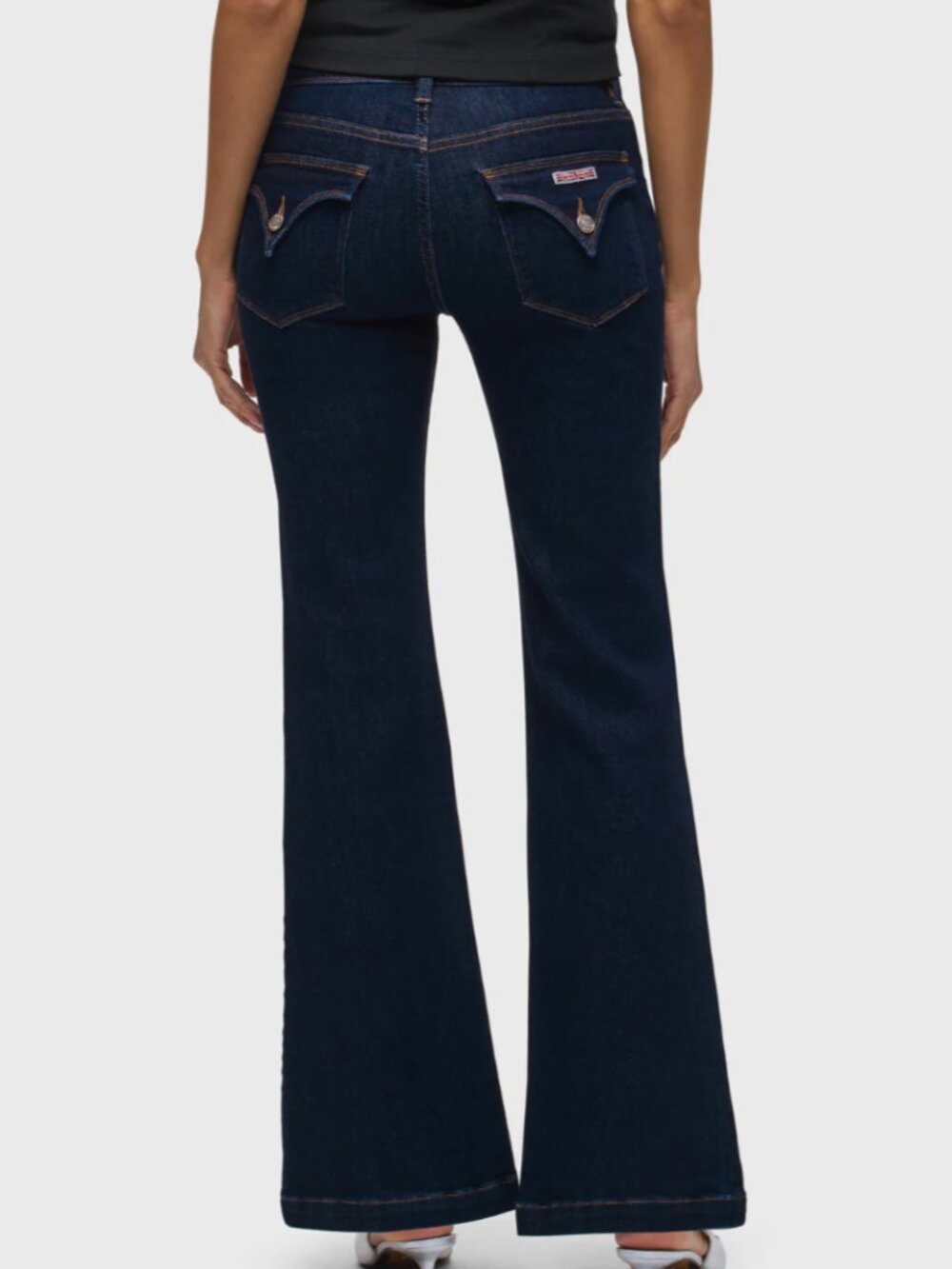 Hudson Jeans Petite Bootcut Dark Wash Stretch Denim Mid Rise 27 - Picture 3 of 12